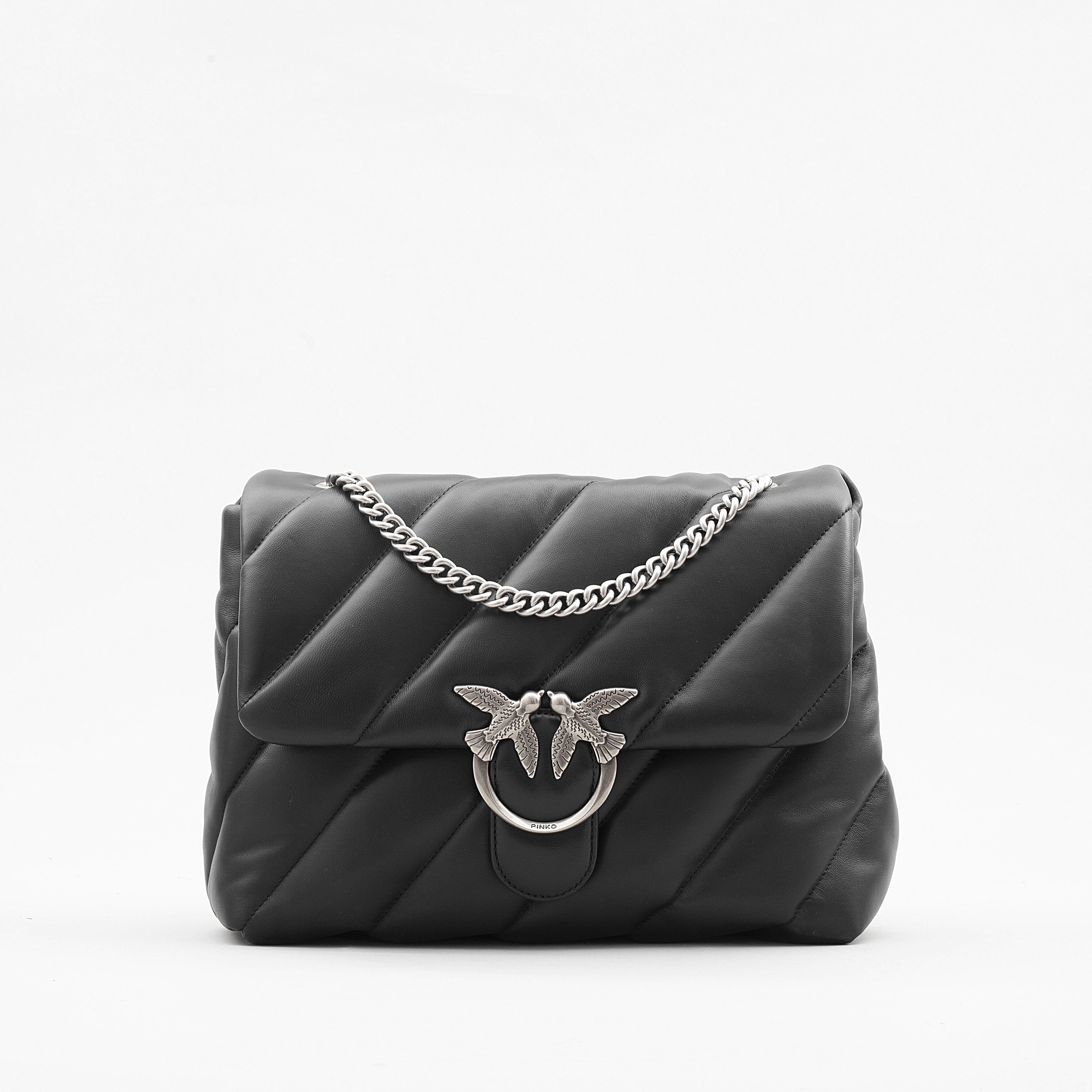 Borsa pinko 2025 nera argento